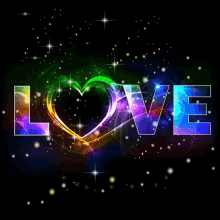 Gif animé love étoiles